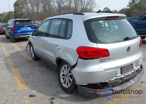 2017 Volkswagen Tiguan 2.0T/2.0T S z USA, uszkodzony, nr VIN WVGAV7AX6HK047586